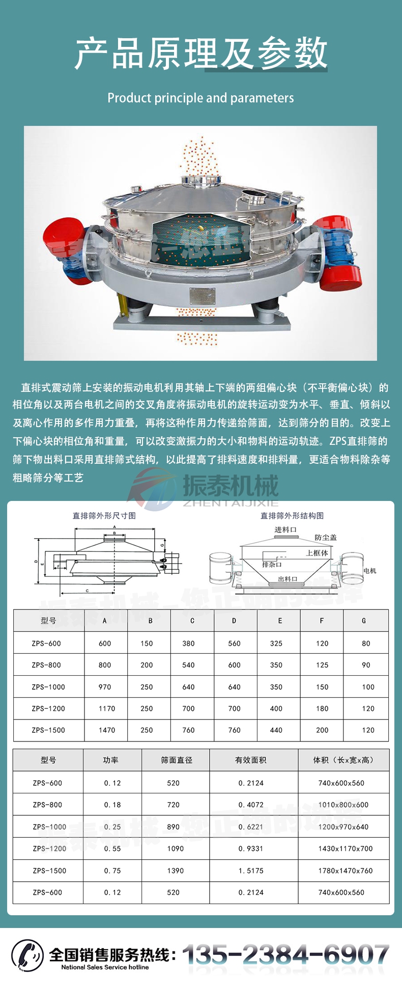 防爆型旋振篩產品原理及參數
