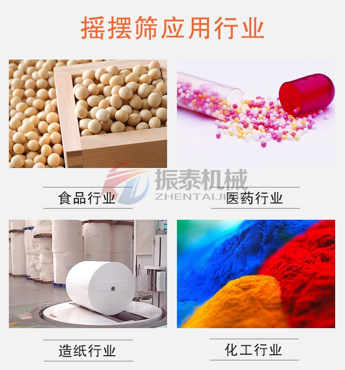 機制砂圓形搖擺篩應用行業