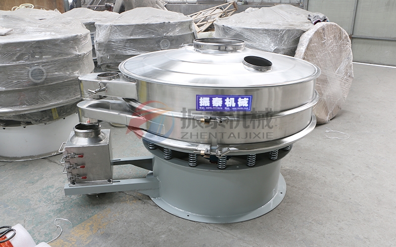 旋振篩進出料口裝設除鐵器