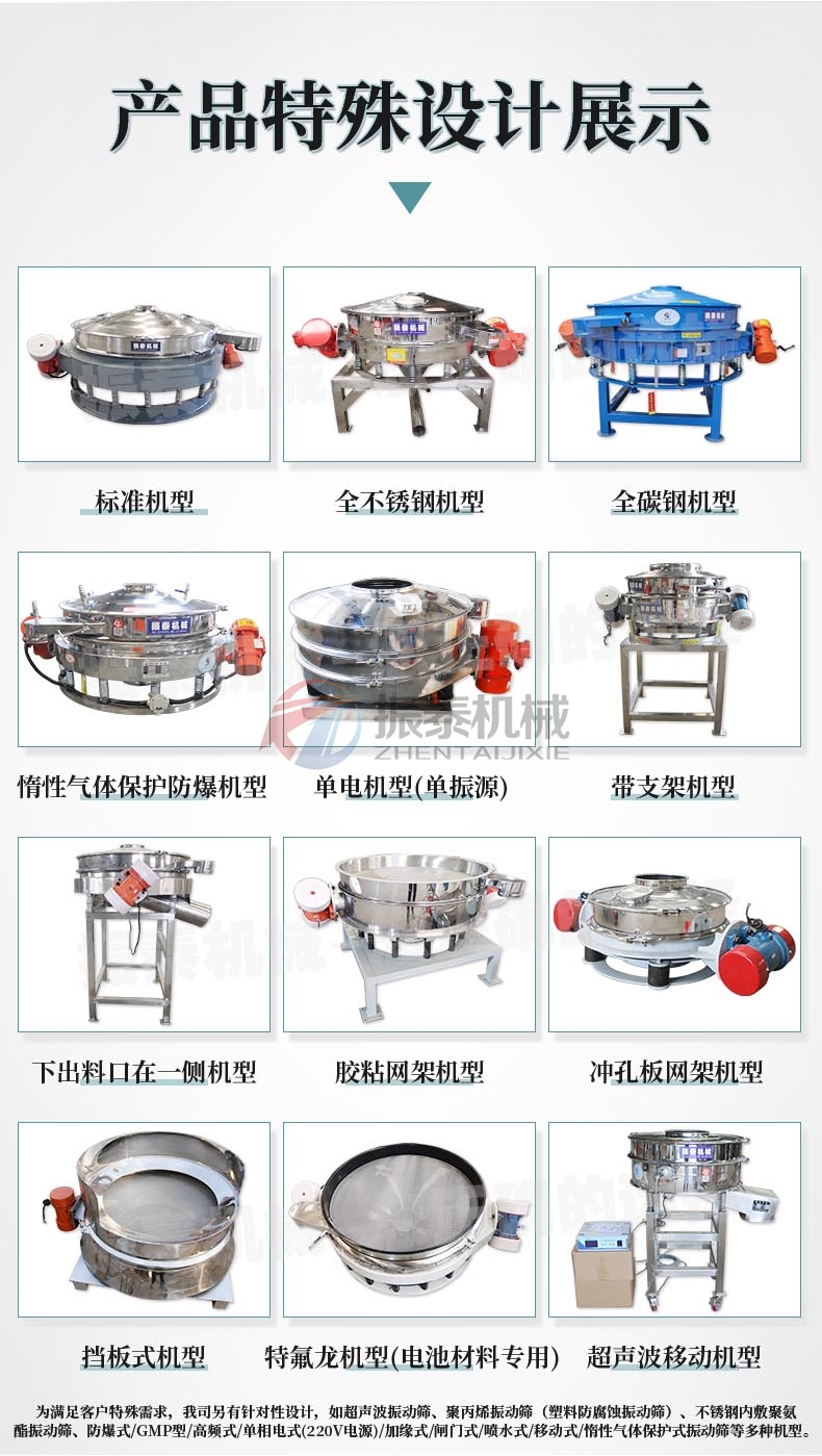 二氧化硅料漿直排篩特殊設(shè)計
